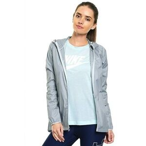 Nike Women's Essential Gray Running Jacket w/ Hood